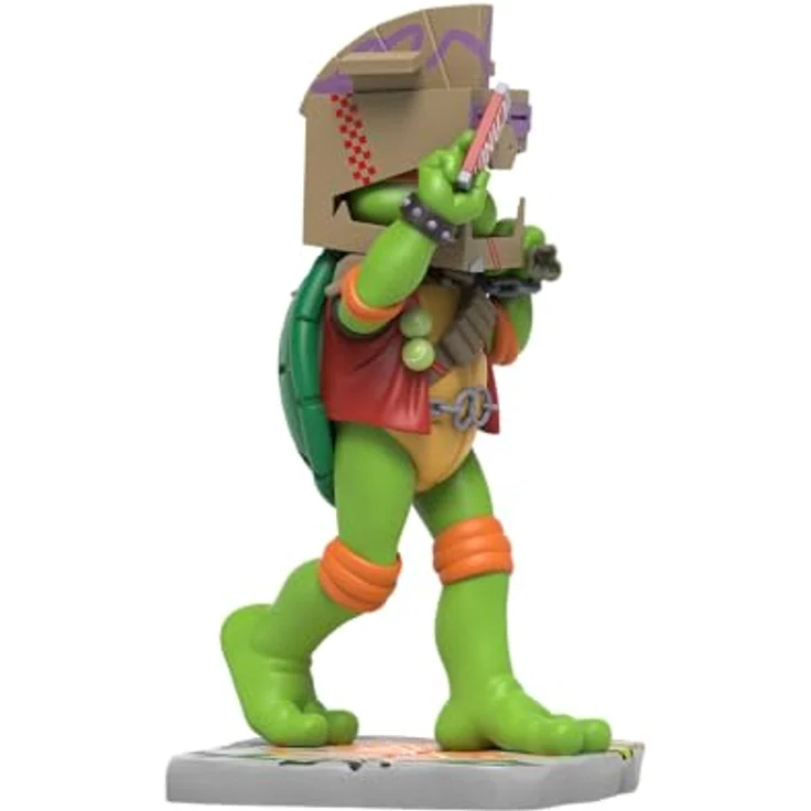 Mighty Jaxx Teenage Mutant Ninja Turtles Michelangelo Cowaboonga Edition Remixx Figur, 15 cm, sammelbare Halloween-Edition – Bild 4