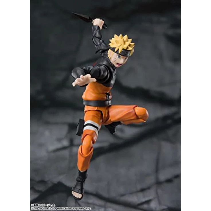 Bandai Tamashii Nations Naruto S.H.Figuarts Actionfigur Naruto Uzomaki, 15 cm, mit Zubehör, The Jinchuriki entrusted with Hope – Bild 6
