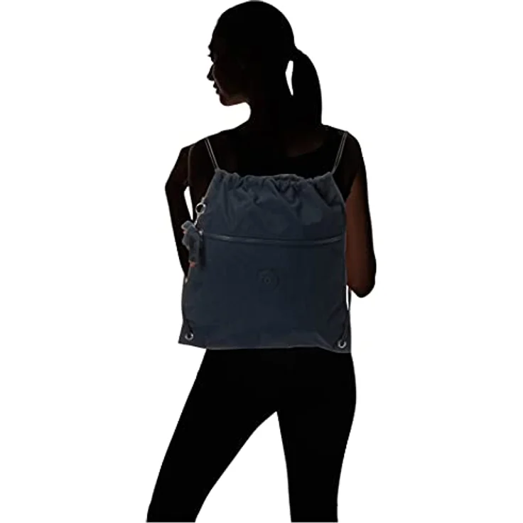 Kipling SUPERTABOO, Beutel mit Kordelzug, Multifunktional, Wasserabweisend, 45 cm, 15 L, 0.24 kg, True Blue Tonal – Bild 3