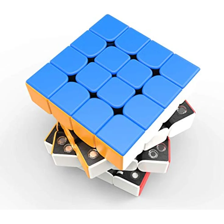 GAN 460 M Speedcube, 4x4 magnetischer Meister Würfel Gans 460M Puzzle Spielzeug(Stickerlos) – Bild 2
