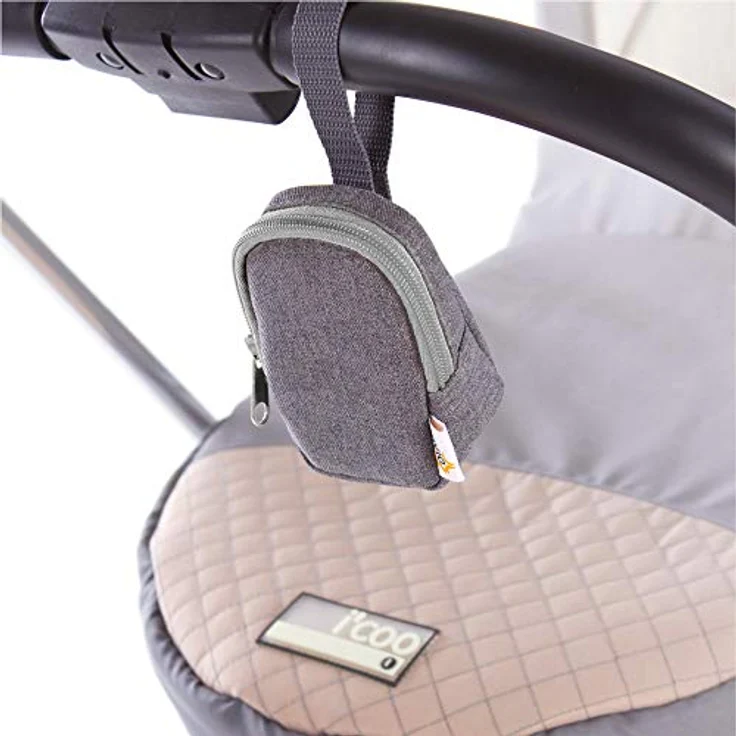 DIAGO Deluxe Schnullertasche, Grau – Bild 3