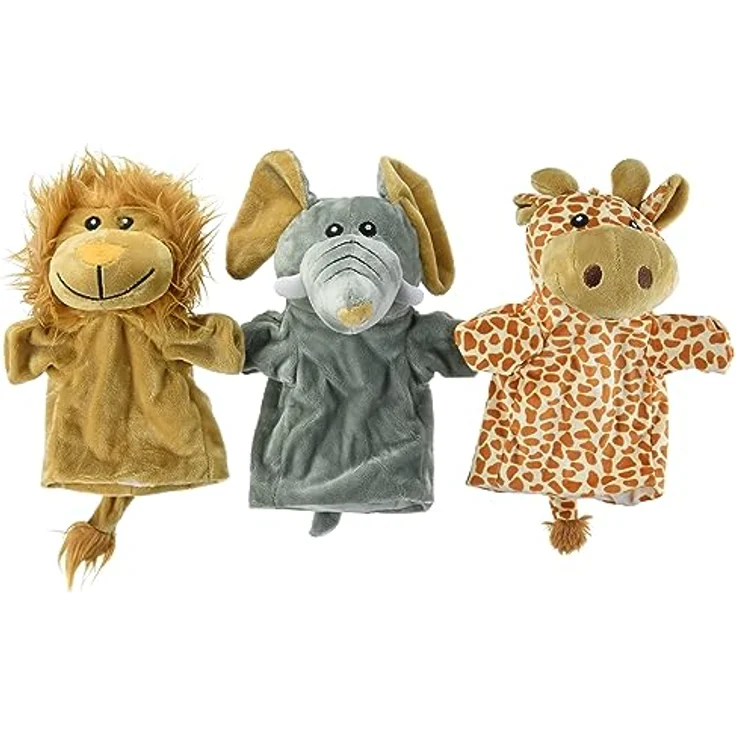 Goki 'Wilde Tiere' Handpuppen, 1 Stück, zufällige Auswahl – Bild 4