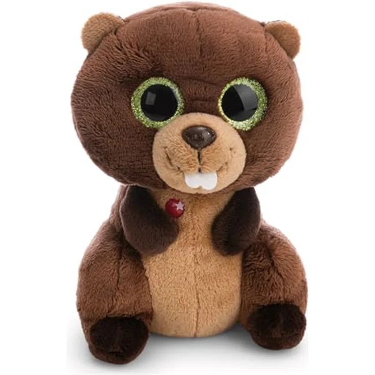 NICI Kuscheltier GLUBSCHIS Biber Bobston, 15cm, braun, weiches Plüsch, niedliches Plüschtier für Kinder & Erwachsene, perfekte Geschenkidee – Bild 3