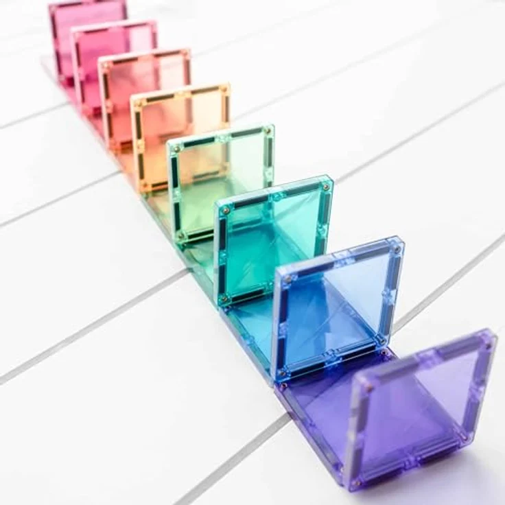 Connetix Magnetspielbausteine Pastel Creative Pack verstärkte Magnete pädagogisches Lernspiel (Open Play, 120 Teile) ab 3 Jahren – Bild 5