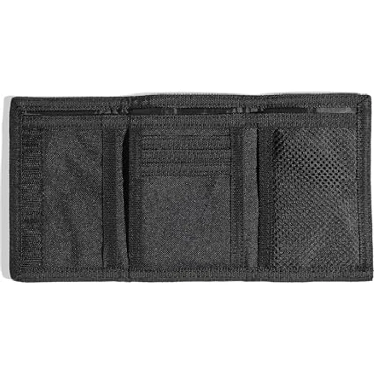 adidas Performance Power Wallet, Kinderportemonnaie mit Reißverschlusstasche, 25,5 cm x 13 cm, schwarz – Bild 3