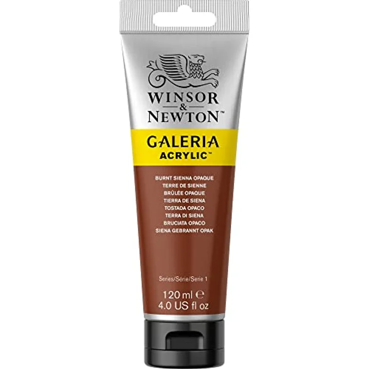 Winsor & Newton Galeria Acrylfarbe, hohe Pigmentierung, lichtecht, buttrige Konsistenz, 120 ml Tube, siena gebrannt opak – Bild 5