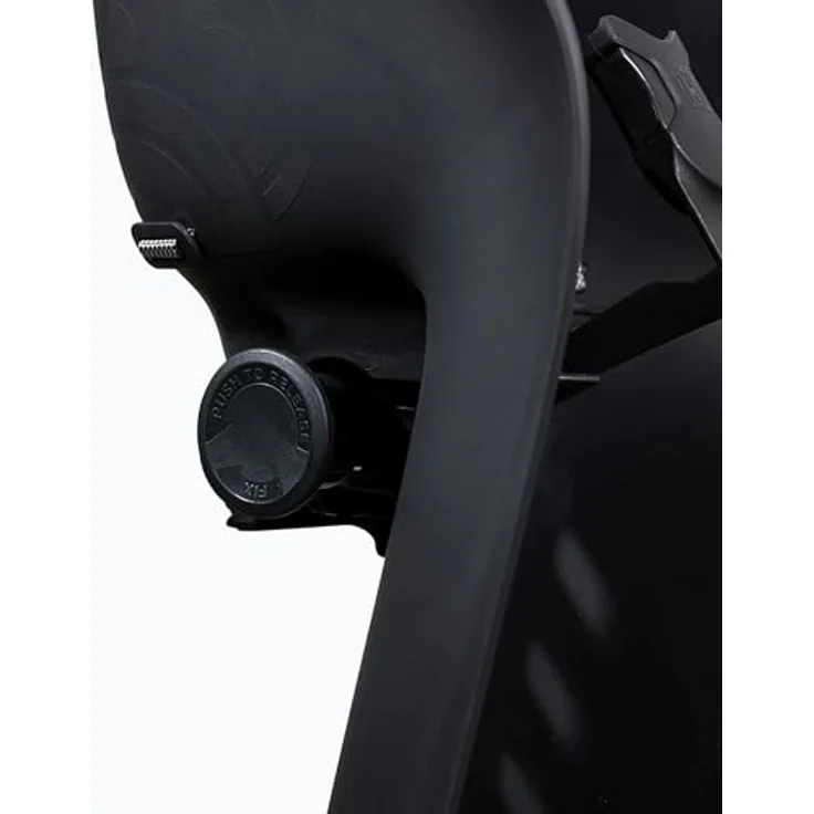 Urban iki U-me Easyfix Fahrradsitz, grau-braun, für Heckmontage auf Gepäckträger, mit 5-Punkt-Gurtsystem, TÜV-geprüft, für Kinder bis 22 kg – Bild 4