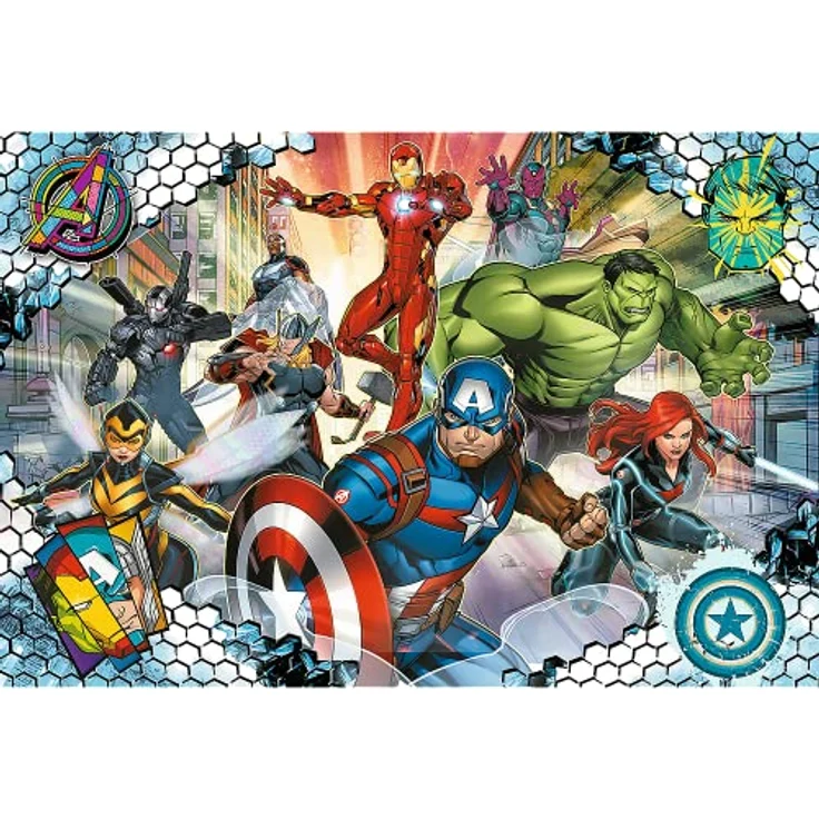Trefl Puzzle 100 Avengers, 410 x 275 mm, 100 Teile, kindgerechte Motive, aus hochwertigen, sicheren Materialien – Bild 2