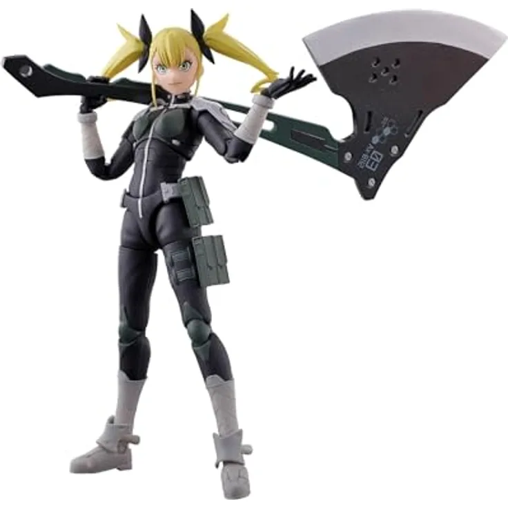Bandai Tamashii Nations Kaiju No. 8 S.H. Figuarts Actionfigur Kikoru Shinomiya, 13 cm, voll beweglich mit Zubehör