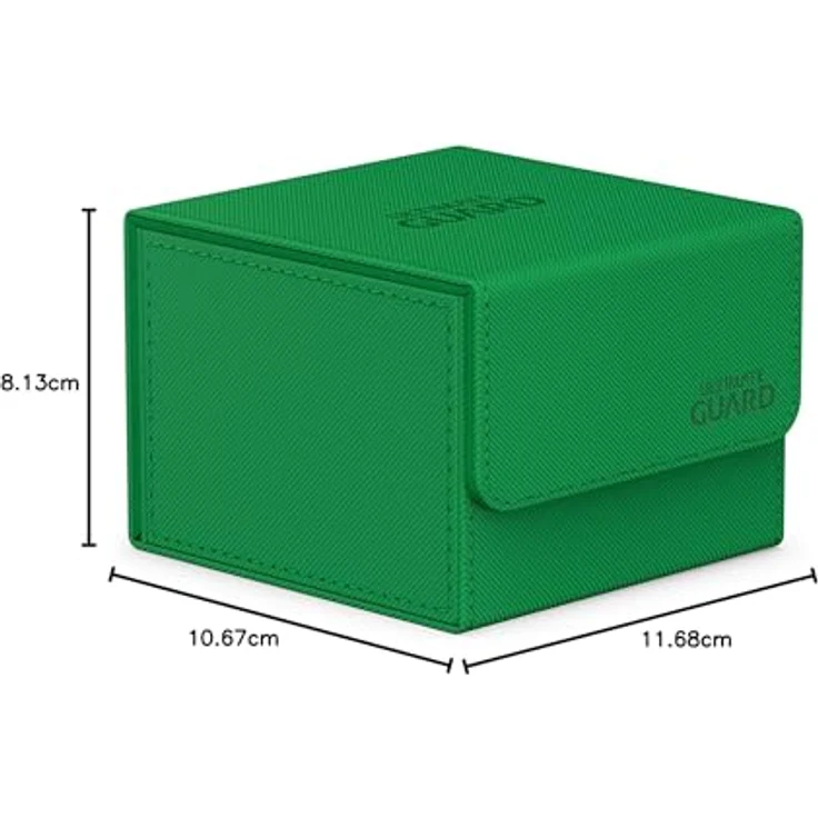 Ultimate Guard Sidewinder 133+ XenoSkin Monocolor Grün, Sammelkarten Zubehör mit Platz für bis zu 133 double-sleeved Karten – Bild 5