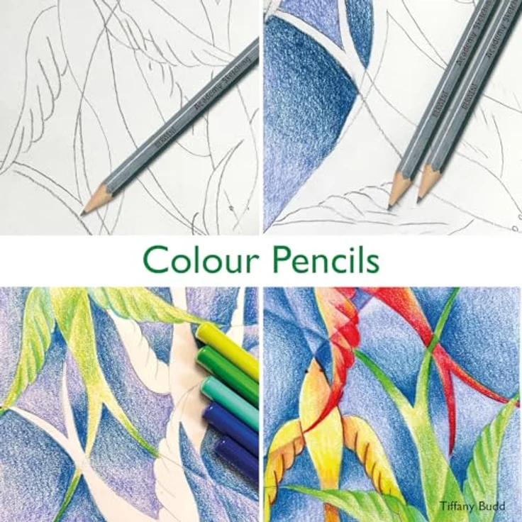 Derwent Sketching Academy Buntstifte-Set, 30-teilig mit 12 Farbstiften, 12 Aquarellstiften und 6 Graphitstiften – Bild 10