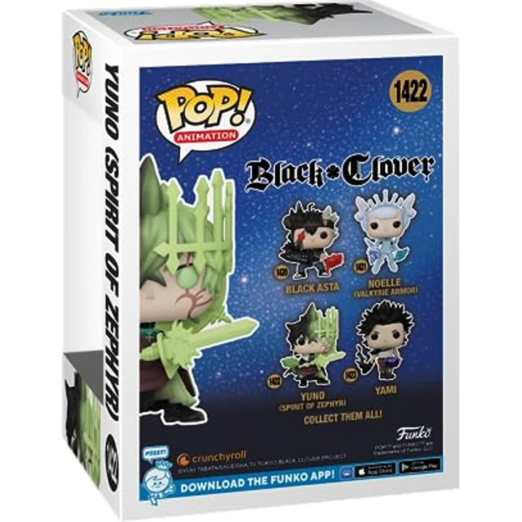 Funko Pop! Animation: Black Clover - Yuno (Zephyr) Vinyl-Sammelfigur - Geschenkidee - Ideal für Sammler - Offizielle Handelswaren – Bild 3