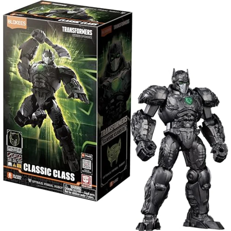Blokees Transformers Blokees Plastic Model Classic Class 05 Optimus Primal Robot, 25 cm bewegliche Sammelfigur mit CR927-Batterie – Bild 2