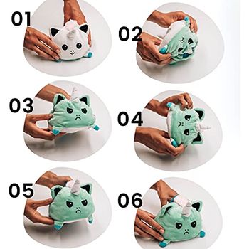 Knödel-Kuschelkissen - Weißes Plüschtier Als Kuscheliges Geschenk