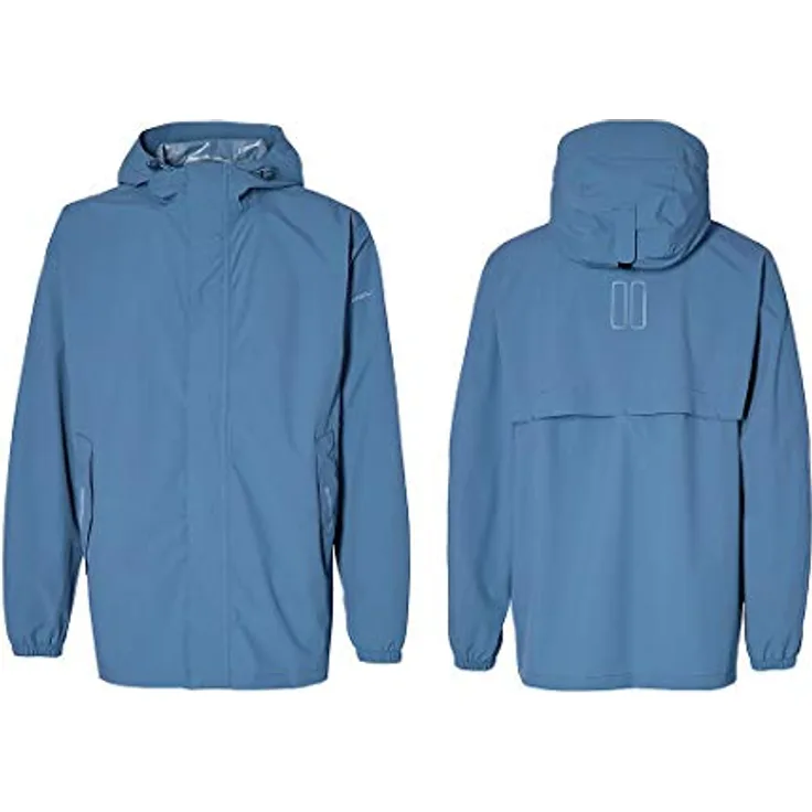 706200var-a2 - unise wasserdichte jacke FARBE BLAU SIZE S