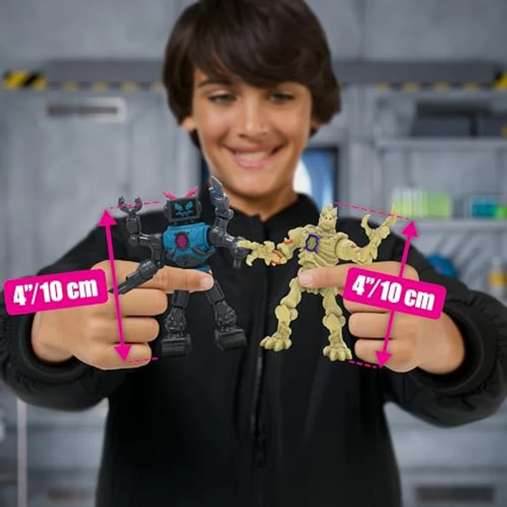MRBEAST LAB Hybrids 2er-Pack Figuren, Mix & Match, multicolour, für Kinder ab 3 Jahren – Bild 2