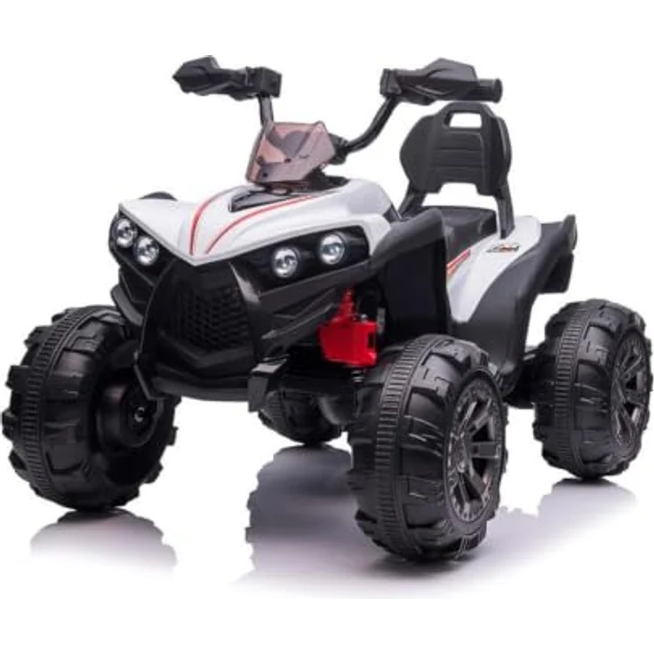 Chipolino Kinder Elektroquad ATV FX Sport, 2 Motoren, MP3-Anschluss, integrierte Lichter, weiß – Bild 2