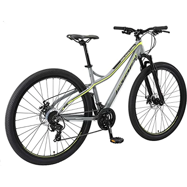 BIKESTAR Hardtail Aluminium Mountainbike 29 Zoll, 21 Gang Shimano Schaltung mit Scheibenbremse | 18 Zoll Rahmen MTB Erwachsenen- und Jugendfahrrad | Grau – Bild 3