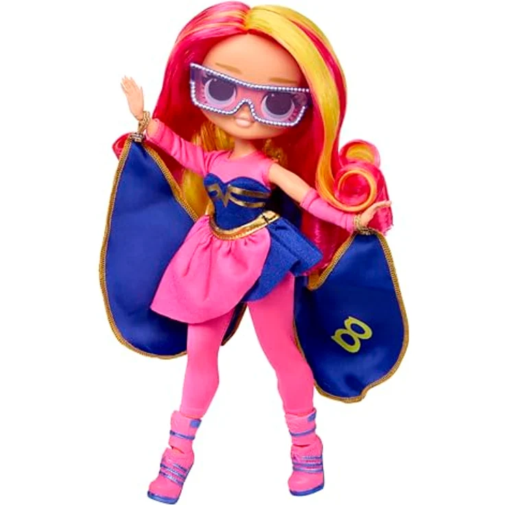 L.O.L. SURPRISE! Anziehpuppe OMG Eye Spy - Superhero mit Farbwechsel und interaktivem Playset – Bild 1