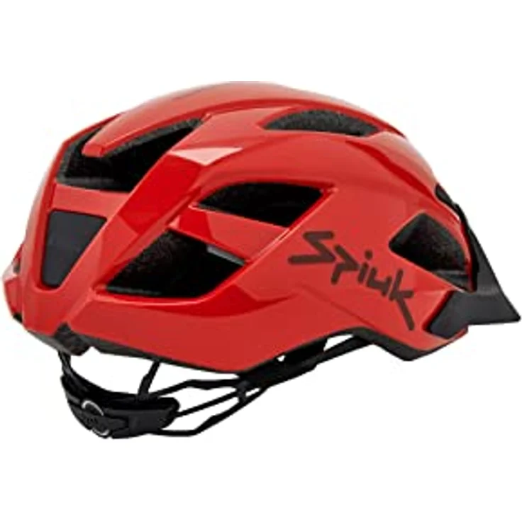 Spiuk Kaval Helmet, belüfteter Fahrradhelm für Straße und Berge, rot, L – Bild 2