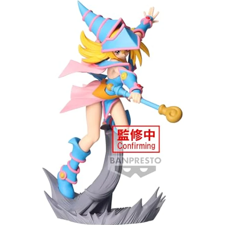 Banpresto Yu-Gi-Oh! Dunkles Magier-Mädchen Senkozekkei, limitierte PVC-Statikfigur, hochwertig gefertigt – Bild 1