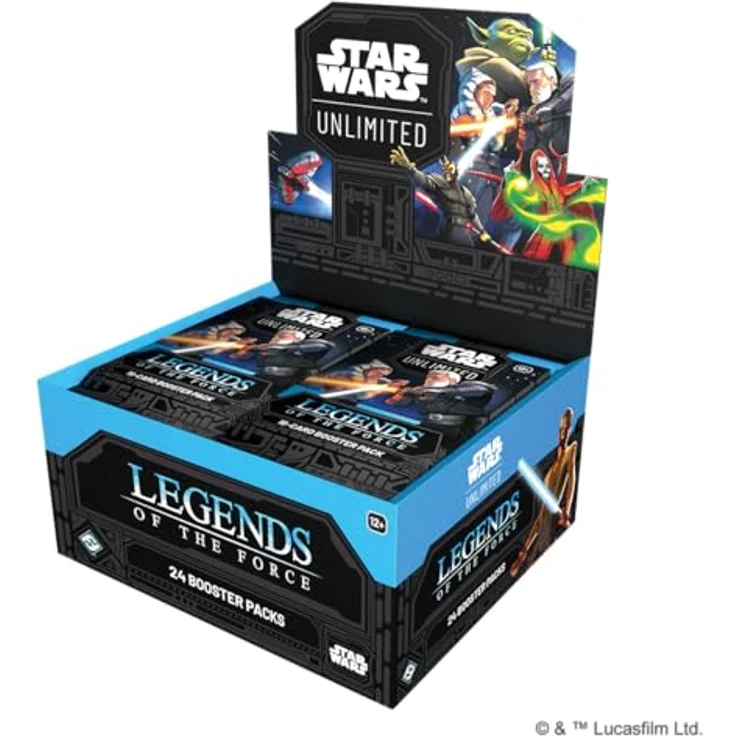 Asmodee FFG Star Wars: Unlimited TCG - Legends of The Force - Booster Display mit 24 Booster Packs, Sammelkarten für Kinder und Erwachsene, ab 12 Jahren, 2+ Spieler, Englisch – Bild 2