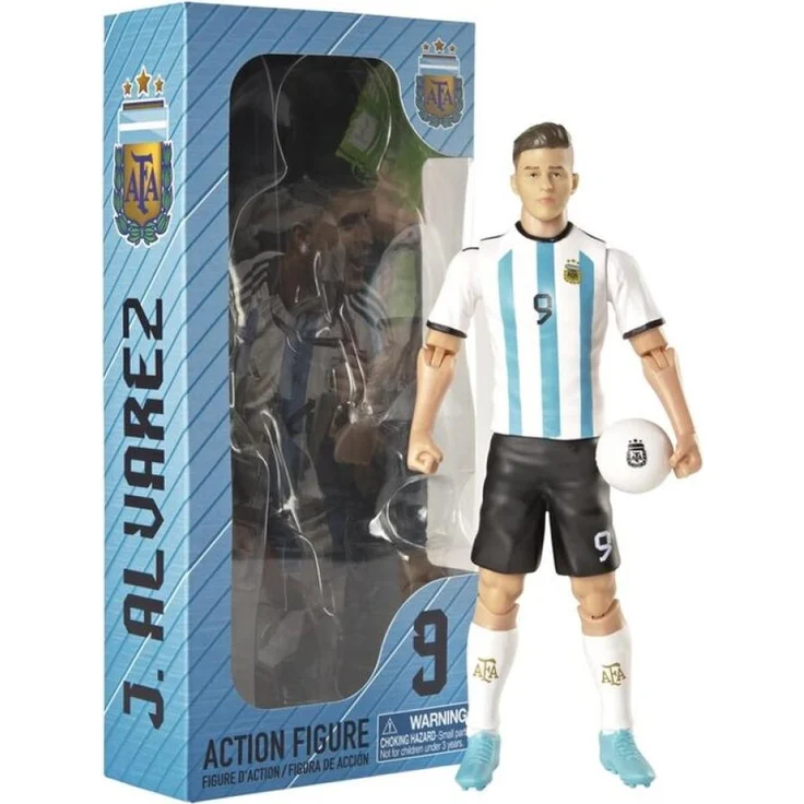 Banbotoys Argentinien Julian Alvarez Actionfigur, 20 cm Sammelfigur