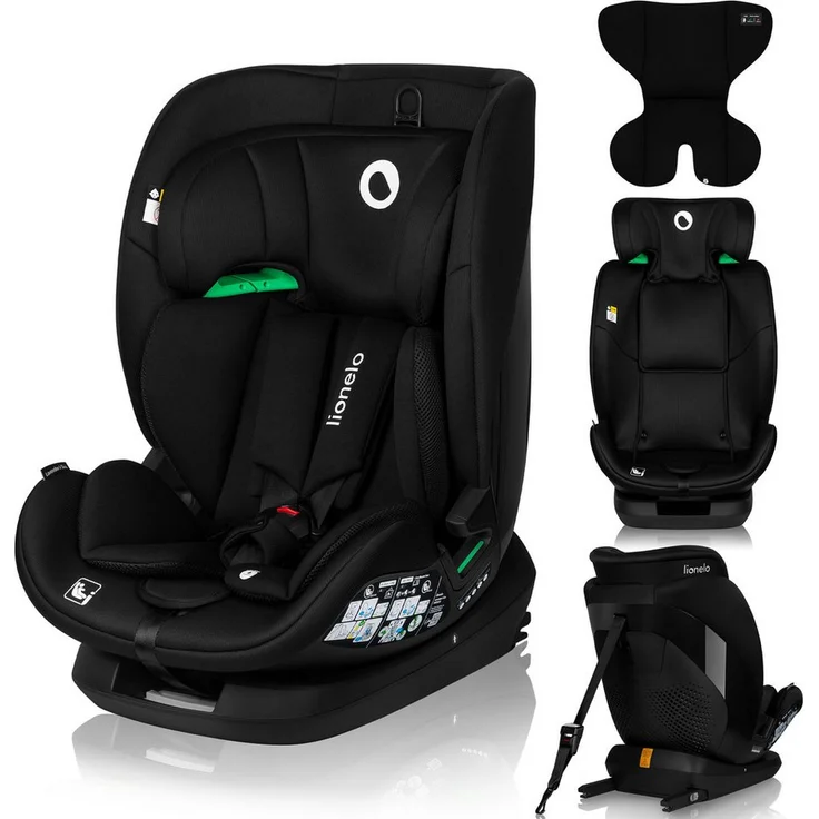 lionelo Autokindersitz Lavender i-Size, ab: ab 1 Jahr, bis: bis 12 Jahren, ab: 9,00 kg, bis: 36,00 kg, (Set), i-Size/9-36kg/ISOFIX/Breiter Einstellbereich – Bild 1