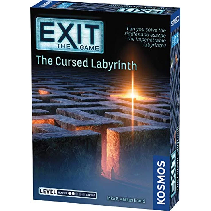 Thames & Kosmos EXIT: The Cursed Labyrinth - Escape Room Game - 1-4 Players - Puzzle Solving Strategy Board Game for Adults & Kids, Ages 10+ - Level 2/5 – Bild 1