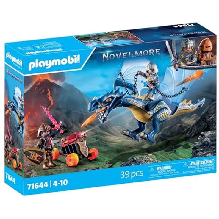 Playmobil Novelmore - Combat Dragon, Set mit 2 Figuren, Drache und kreativen Waffen – Bild 2