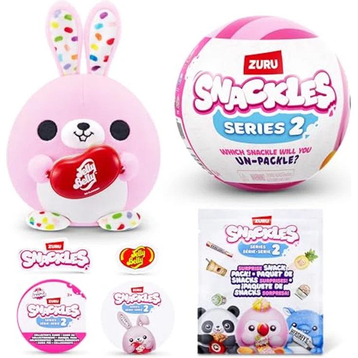 Zuru Snackles Serie 2 5-Zoll-Snackle von ZURU Cuddly Squishy Komfort 5-Zoll-Plüsch mit lizenzierten Snack Marke Accessoire zufällige Auswahl, Superweicher Plüsch, 12 Charaktere zum Sammeln – Bild 3