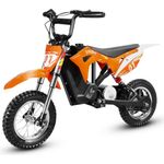 CCLIFE Elektro-Kindermotorrad Elektro Motorrad Kinder Lithiumbatterie 36 V Pocket Dirt bike, 300W Motor, bis zu 25 km/h, 15 km Reichweite, 12-Zoll-Geländereifen - Preisvergleich