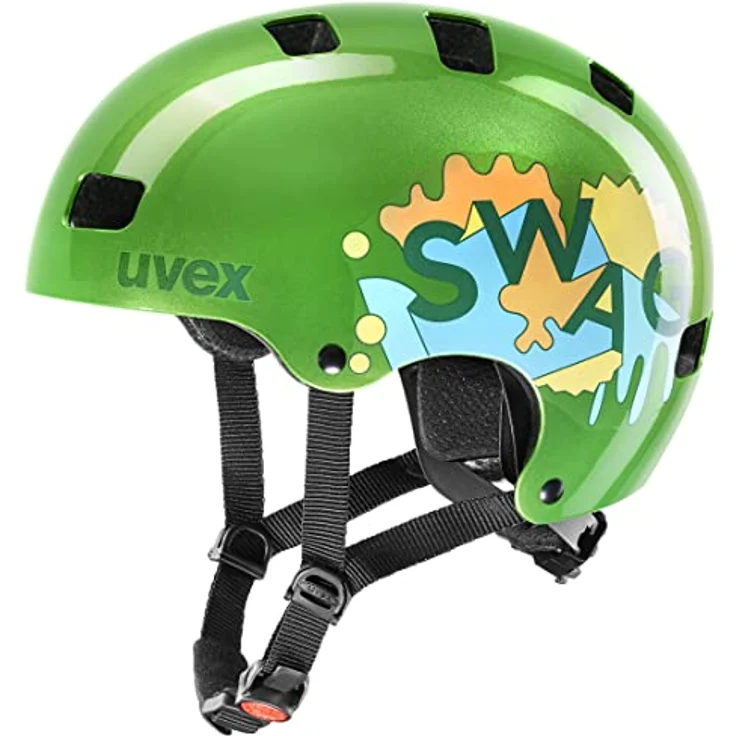 Uvex Unisex Jugend, kid 3 Fahrradhelm, green, 51-55 cm – Bild 2