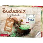 Roth Adventskalender Badesalz, mit Meersalz und Entspannungsbuch, für Erwachsene