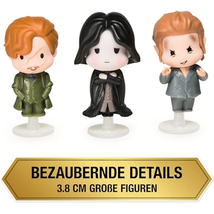 Wizarding World Harry Potter - Micro Magical Moments Sammelfiguren Multipack "Rivalen" mit Remus Lupin, Severus Snape und Peter Pettigrew, inkl. Setzkasten, für Kinder ab 6 Jahren – Bild 3