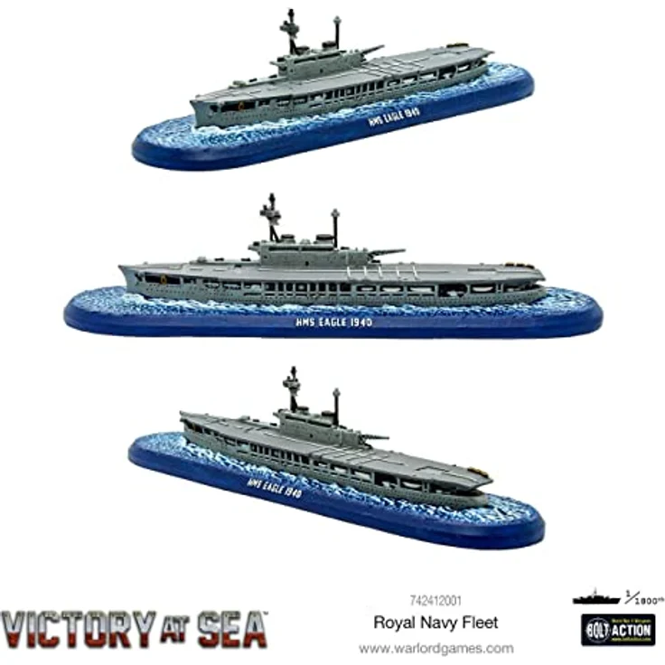 Warlord Games - Victory At Sea: Royal Navy Fleet Box - EN, Brettspiel - Englischsprachige Edition – Bild 3