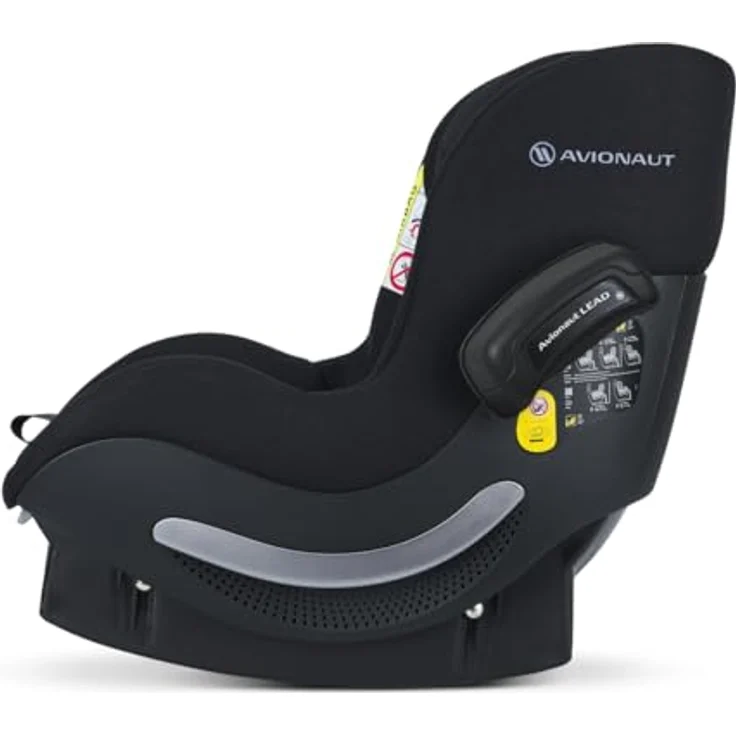 Avionaut AeroFIX AirFlow, Reboard Kindersitz (0-18 kg) mit Air-Flow Polsterung und verstärktem Seitenaufprallschutz, schwarz – Bild 3