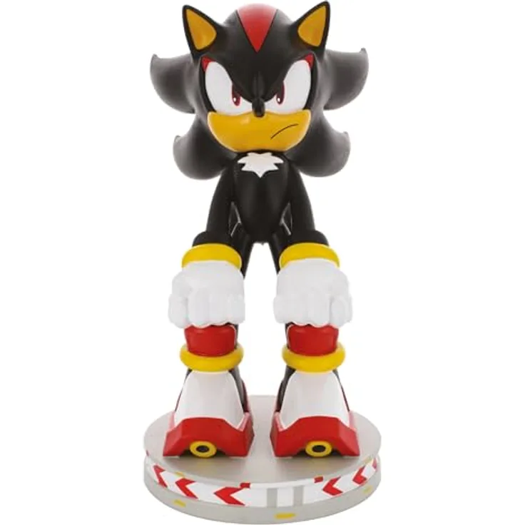 Exquisite Gaming Shadow the Hedgehog Stojak na kabel, 20 cm, Universalhalter für Gaming-Controller und Smartphones, offiziell lizenziert von SEGA