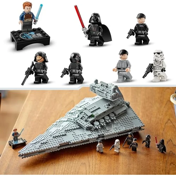 LEGO Star Wars Imperialer Sternzerstörer (75394); Bauspielzeug mit 7 LEGO Star Wars Minifiguren, detailgetreues Sternenschiff, kreatives Bau- und Spielset – Bild 5