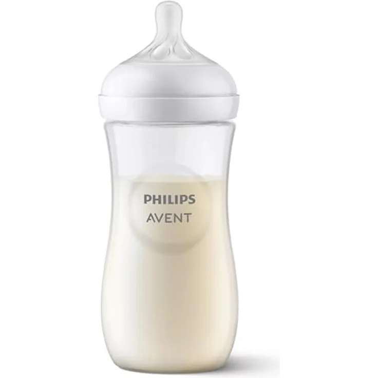 Philips Avent Babyflasche Natural Response – Babyflasche, 330 ml, BPA-frei, für Babys ab 3 Monaten (Modell SCY906/01) – Bild 2