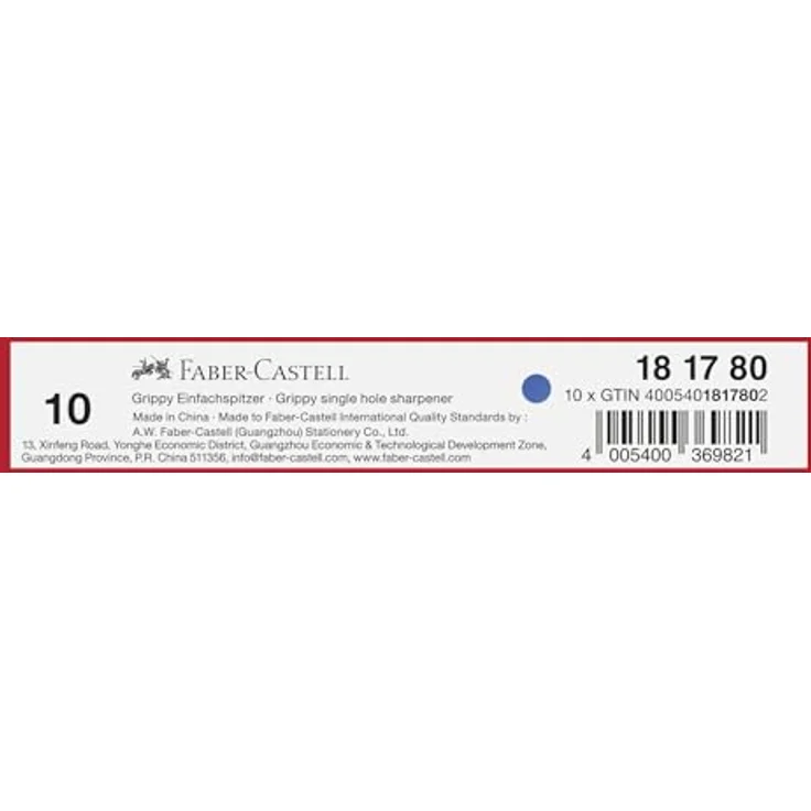 POSCA Grippy Einzelanspitzer, kindersicherer Anspitzer für Stiftdurchmesser 10 mm, blau – Bild 2