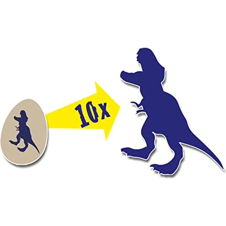 SES Creative 25083 Schlüpfende Dinosaurier, 2 Überraschungseier - Prähistorisches Lernspielzeug für Kinder, diverse Farben, hohe Qualität – Bild 5