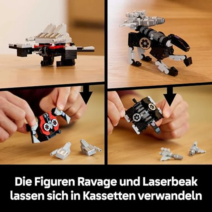 LEGO Icons 10358 Transformers: Soundwave Bausatz, 1.505 Teile, Mehrfarbig, ab 18 Jahren – Bild 6