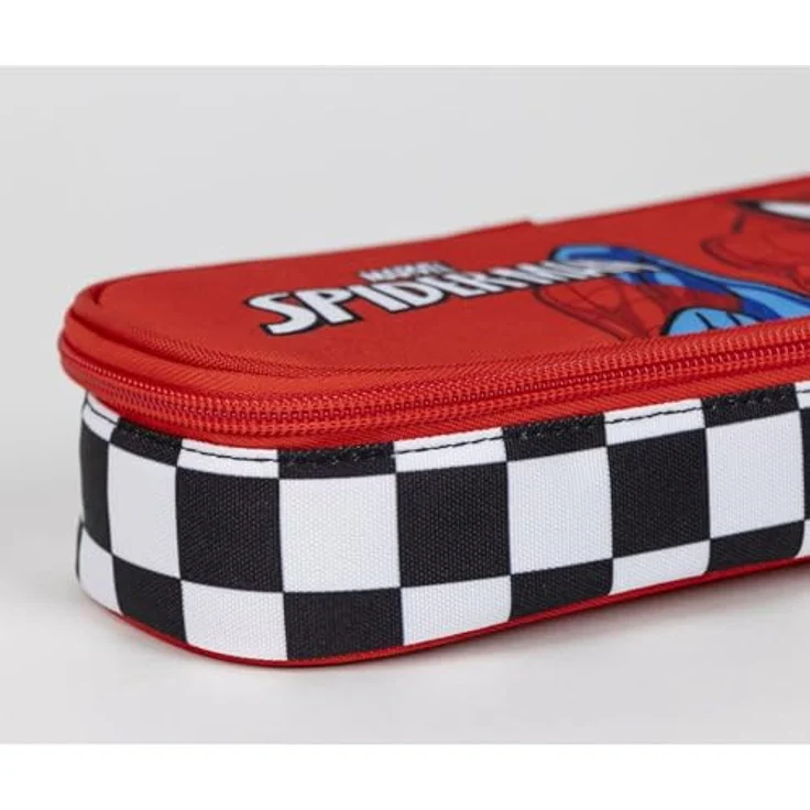 Cerda Federmäppchen Spiderman Oval, Schlampermäppchen für Kinder, robust und pflegeleicht, ideal für Schule und Freizeit – Bild 3
