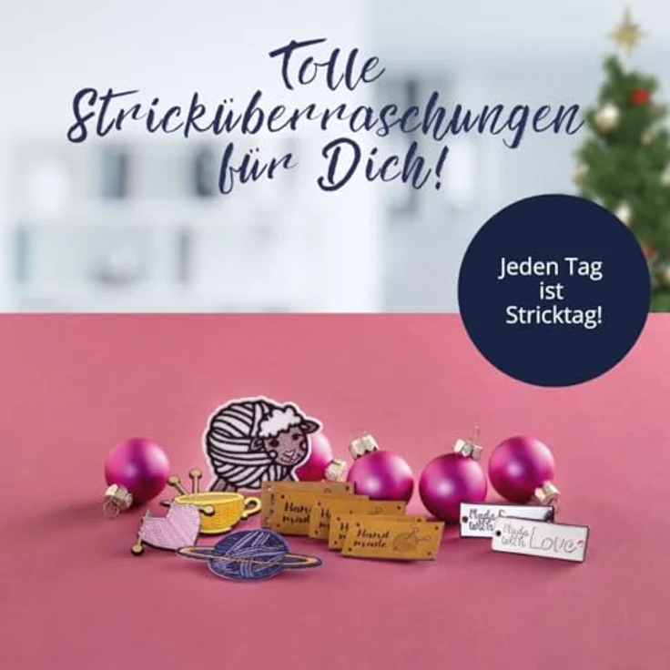 Frech Merry Strickmas Adventskalender - Mit 200 g Garn, Rundstricknadeln und vielen Überraschungen – Bild 9