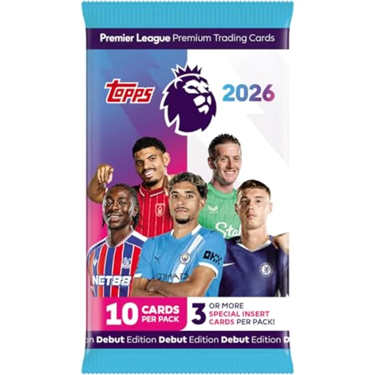Topps Premier League 2025/26 Starter Pack, Enthält 10 Sammelkarten, Binder, Checkliste + 1 goldene Löwenkarte – Bild 2