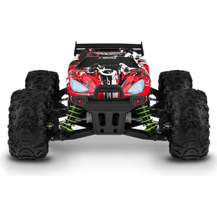 Overmax X-Monster Truck Ferngesteuertes RC Auto 45 km/h, 1:18, 2 Akkus, Allrad, 100m Reichweite, Buggy verbesserter Fernbedienung – Bild 4