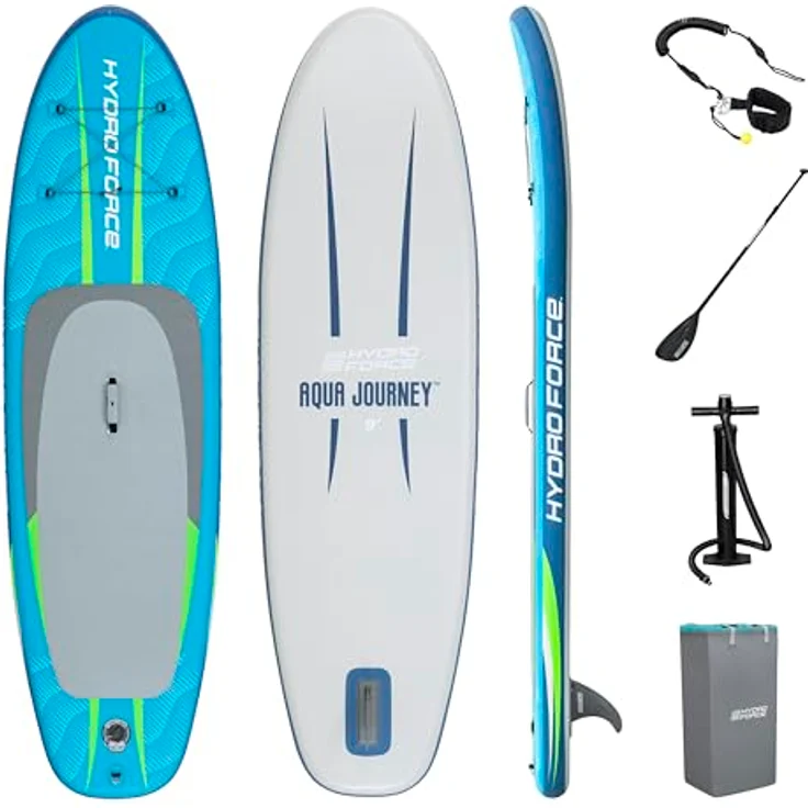 Bestway Hydro-Force SUP Allround Board-Set Aqua Journey 274 x 76 x 12 cm, aufblasbares Stand-Up-Paddleboard-Set in buntem Design – Bild 11