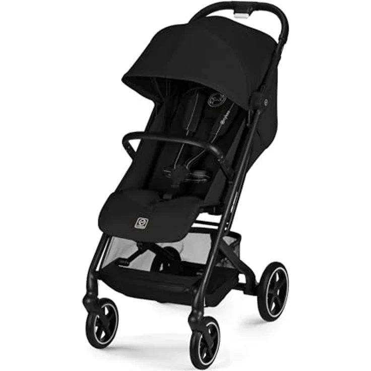 Cybex Beezy Buggy 2026, leichter Stadt-Buggy ab Geburt bis 4 J. (22 kg), kompakt faltbar, Magic Black – Bild 1