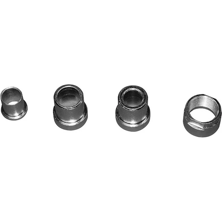 Elite Adapter Steckachse 135x10/12 für Hometrainer, leichtes Design in Silber, made in Italy